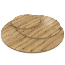 Piano tavolo rotondo rovere