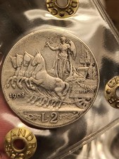 REGNO D’ITALIA 2 LIRE 1908