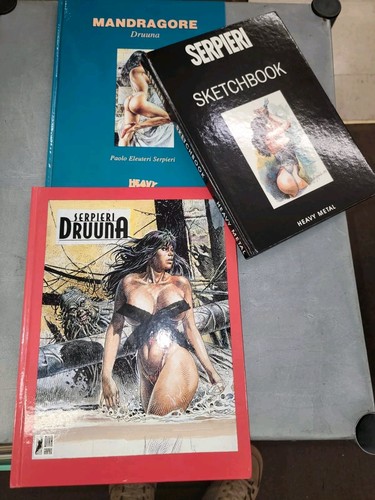 Serpieri mandagore sketchbook - mandagore,