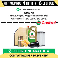 Tagliando per BMW X3 xDrive20d