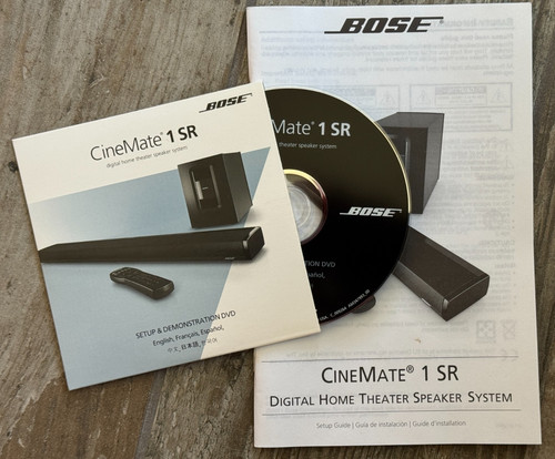 Bose cinemate libretto - cinemate,
