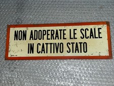 INSEGNA CARTELLO INDUSTRIALE