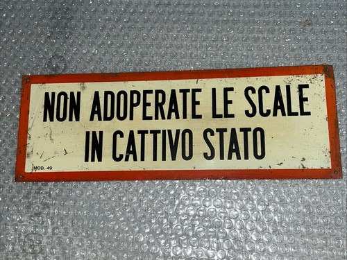 Insegna cartello industriale - insegna,