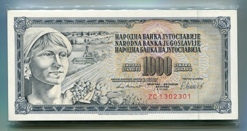 Jugoslavia 1981 1000 - 92,