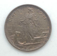 Regno d'Italia Vittorio Emanuele III 1 Centesimo Prora 1911. RARO periziato SPL+