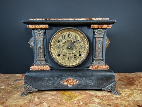 Antico orologio legno effetto - antico,