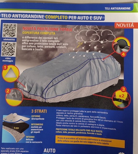 Telo antigrandine completo - telo, per