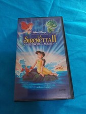 Video Cassetta VHS WALT DISNEY la SIRENETTA II Cartoni Animati ORIGINALE VS 4845