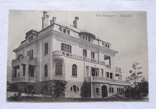 Cartolina villa honegger - cartolina,