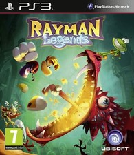 PLAYSTATION 3 PS3 - RAYMAN LEGENDS - ITALIANO - COME NUOVO - DISCO A SPECCHIO -