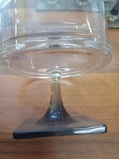 Vintage Rosenthal Crystal "Linear Smoke" Glassware servizio da 12 + coppe