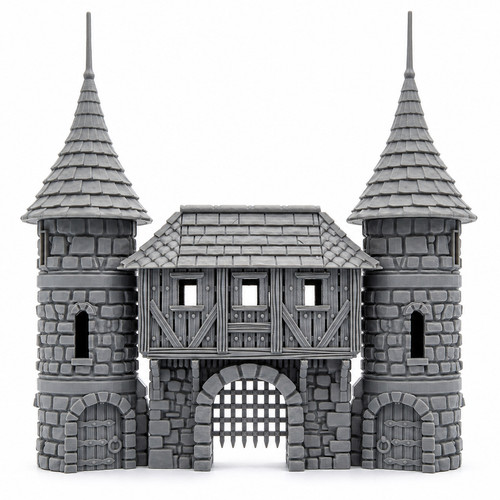 Fantasy gatehouse per mordheim - gatehouse,