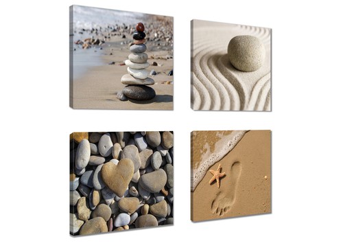 Quadro tela set 4x20x20 - , zen