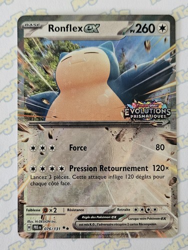 Carte pokemon ronflex - pokemon, ex