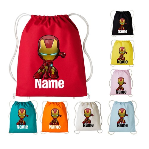 Borsa con coulisse iron man - borsa,