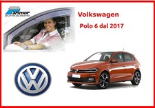 Deflettori aria Parimor originali per Volkswagen Polo 6 VI antiturbo antivento