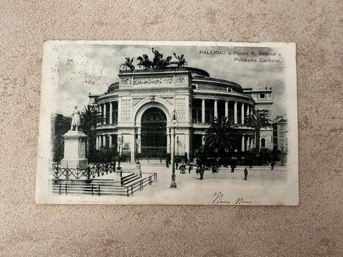 Cartolina palermo piazza - piazza, r