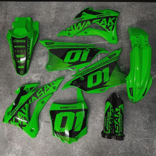 Plastiche grafica kawasaki - grafica,