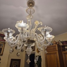 Lampadario Sospeso Vetro Di Murano Da Soggiorno