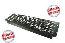 DMX 512 LUCI CONTROLLO MIXER CONTROLLER LUCI DISCO EFFETTO CONSOLE DJ DISCO192