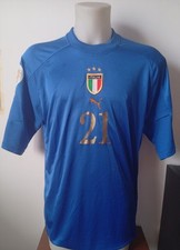 Italia match worn shirt andrea - match,