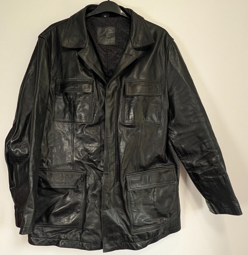 Giacca pelle aringa rossa - , uomo