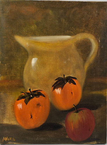 Dipinto olio tela natura - dipinto, su