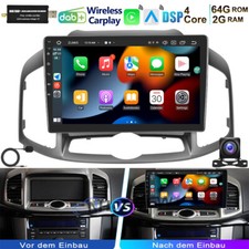 DAB+ Carplay 64 GB Android 15 autoradio GPS NAVI per Chevrolet Captiva 2011-2016