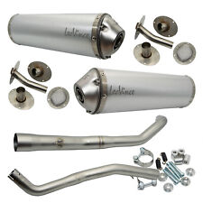 Silenziatore LeoVince 2x SLIP-ON X3, alluminio per Enduro Yamaha XT 660 R-X