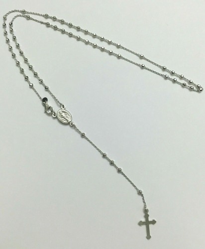 Collana rosario argento - in,