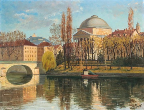 Veduta torino dal lungo - di,