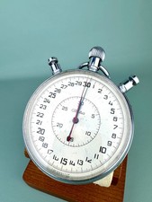 Cronometro vintage sovietico SLAVA USSR temporizzatore meccanico cronografo made in urss