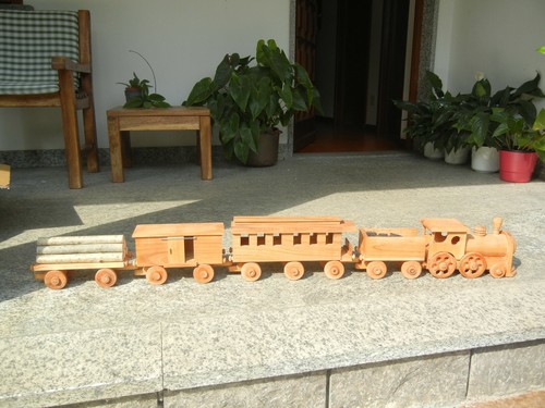 Trenino legno convoglio 5 - in,