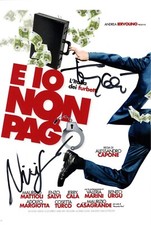 NINI SALERNO e JERRY CALA' Foto Autografata Signed Photo PROOF E io non pago