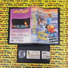 VHS film MUSICA MAESTRO 1983 animazione WALT DISNEY VI 4029 (F277)