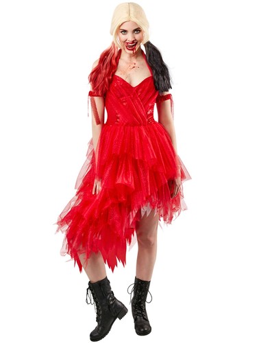 Costume vestito rosso donna