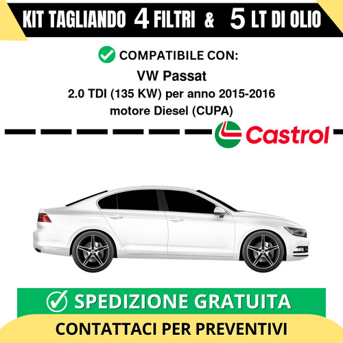 Tagliando per passat - passat, 2.0