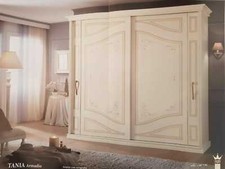 ARMADIO 4 ANTE IN LEGNO AVORIO