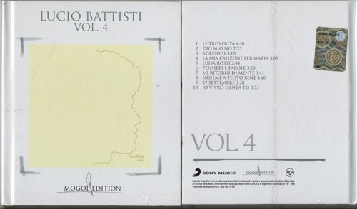 Lucio battisti vol book - battisti, vol.4