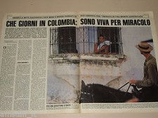 ORNELLA MUTI colombia clipping ritaglio articolo foto fotografia 1986