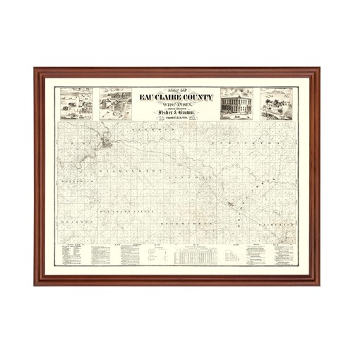 Vecchia mappa della - , contea