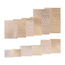 12 Fogli Adesivi in Resina per