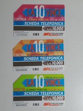 3 Telecom Italia Phone Cards -