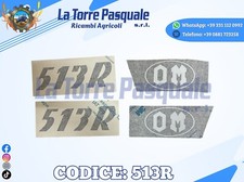 ADESIVI DECALCOMANIA TRATTORE