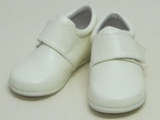 Scarpette battesimo bimbo Antonio Villini cerimonia BIANCO SPORCO strappo