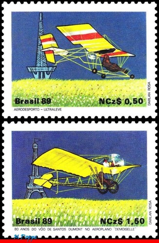 2173 brasile 1989 aereo - 1989,