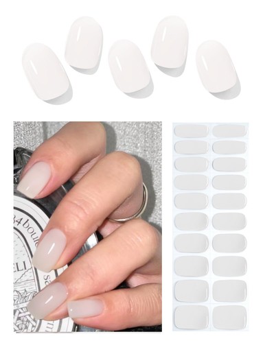 Unghie gel adesive bianco - gel, uv,