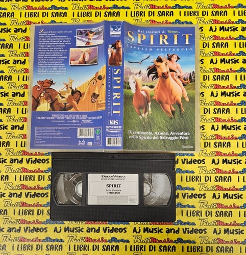 Vhs film spirit - spirit, cavallo