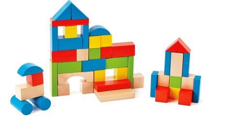 Hape blocchi acero set - blocchi, di