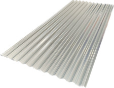 LAMIERA ONDULATA ZINCATA PER COPERTURA SPESSORE  0,25 MM MISURA 2000MM X 900 MM